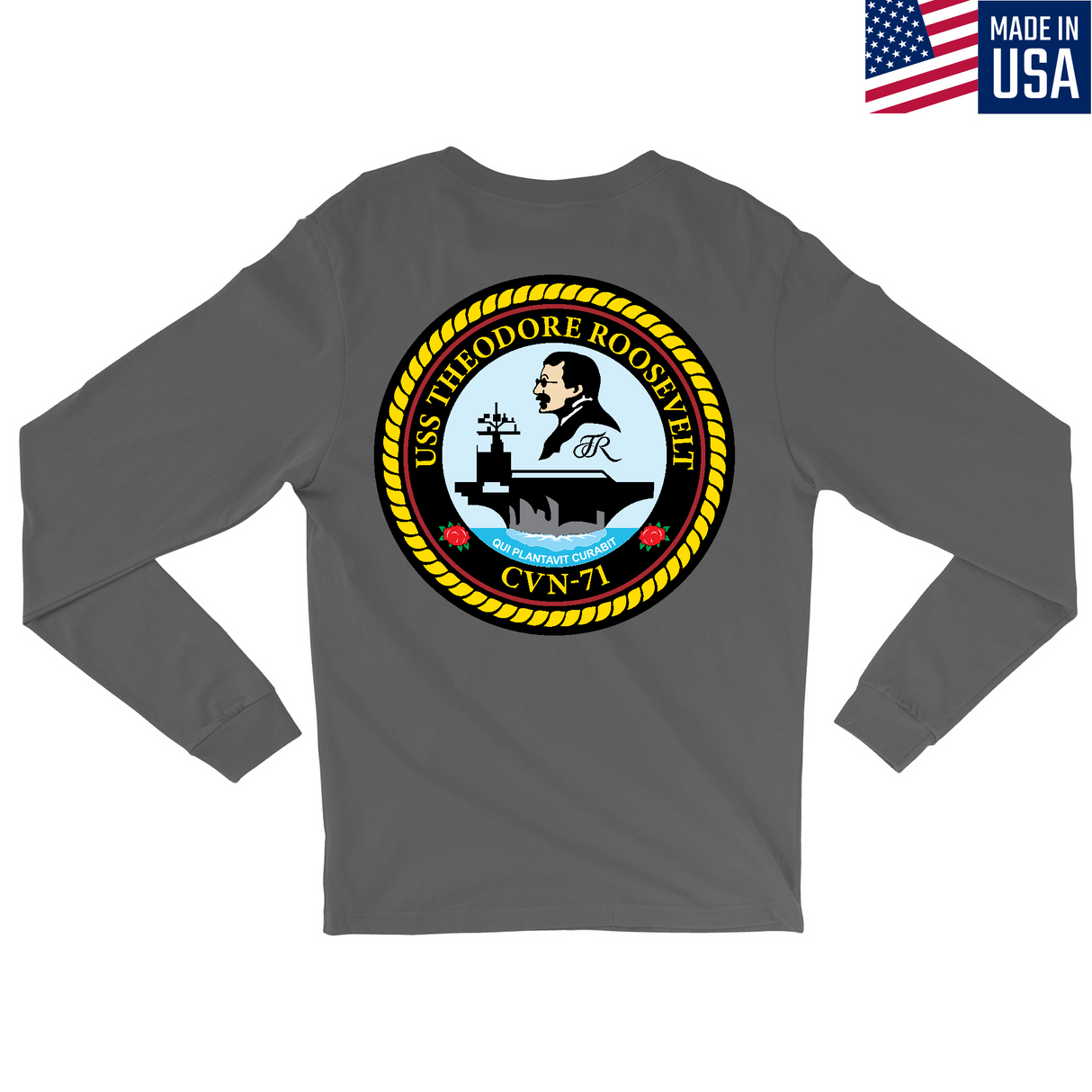 Mens Medium Charcoal Style_Long Sleeve