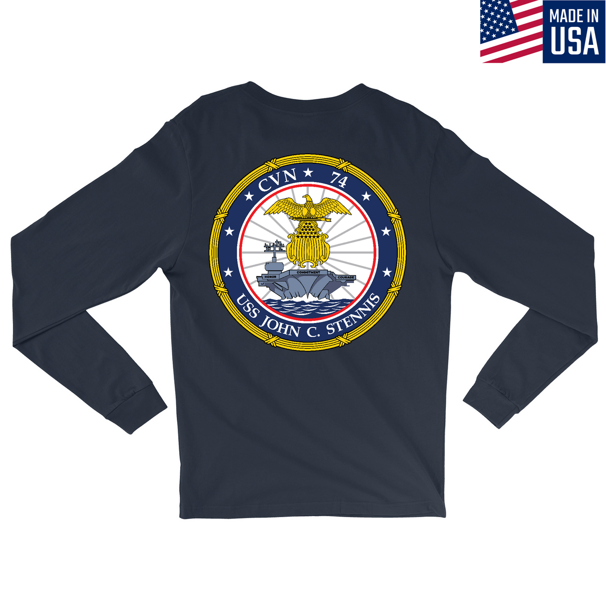 Mens Medium Navy Style_Long Sleeve
