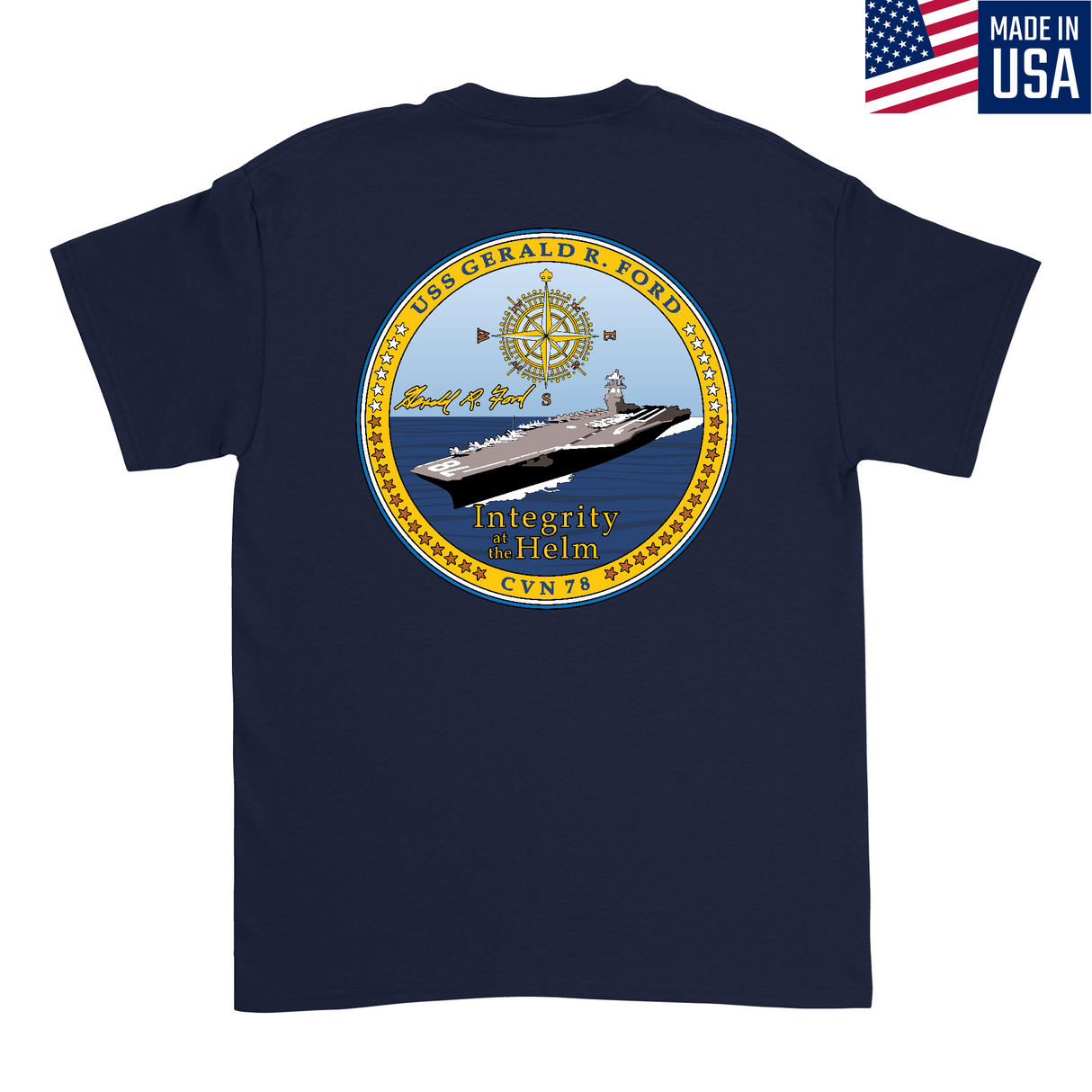 Mens Medium Dark Navy Style_T-Shirt