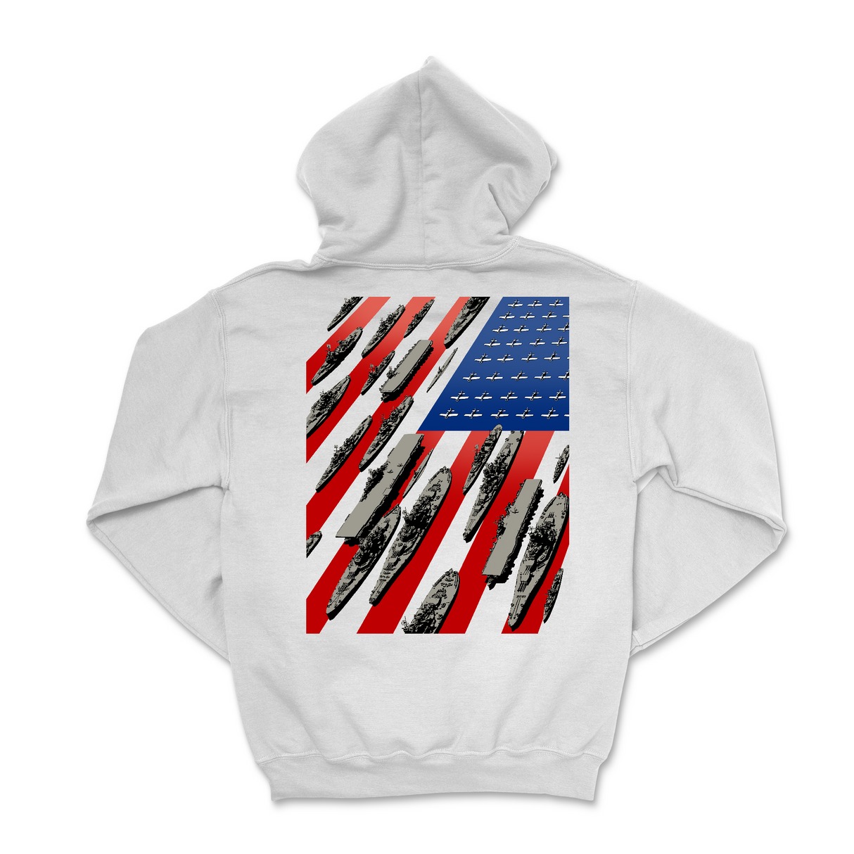 Mens Medium White Style_Hoodie