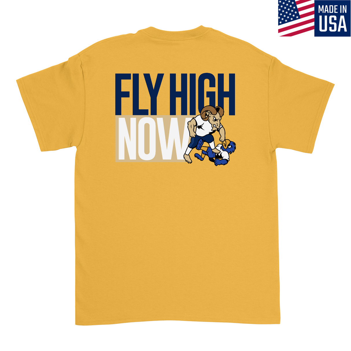 Mens Medium Yellow Style_T-Shirt