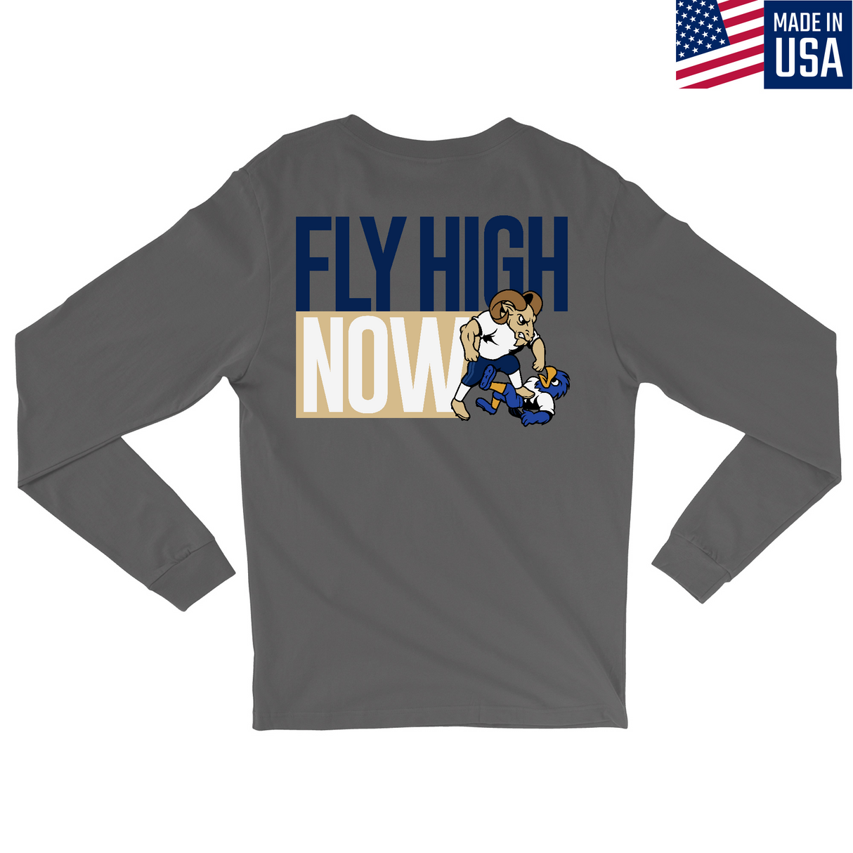 Mens Medium Charcoal Style_Long Sleeve