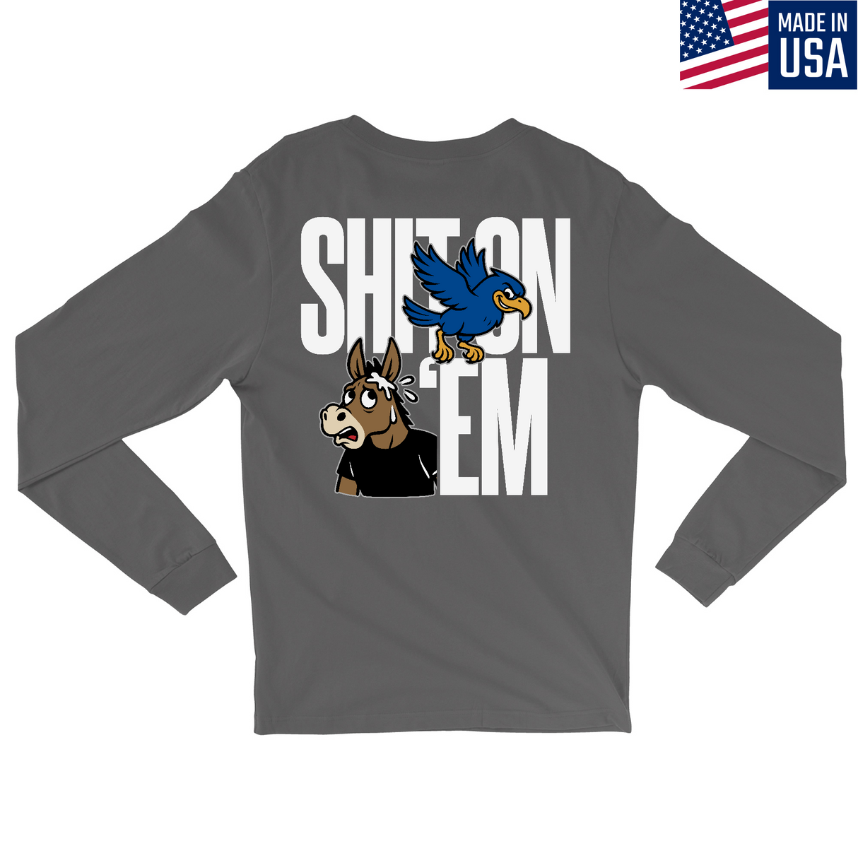 Mens Medium Charcoal Style_Long Sleeve