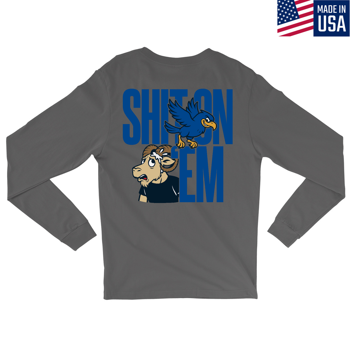 Mens Medium Charcoal Style_Long Sleeve