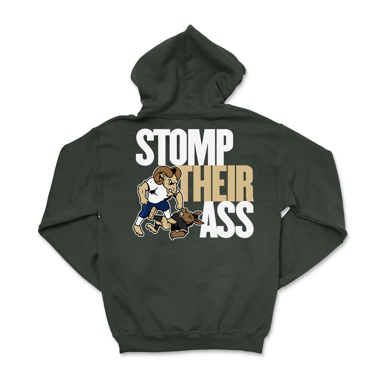 Mens Medium Forest Green Style_Hoodie