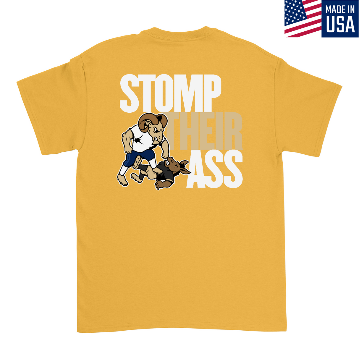 Mens Medium Yellow Style_T-Shirt