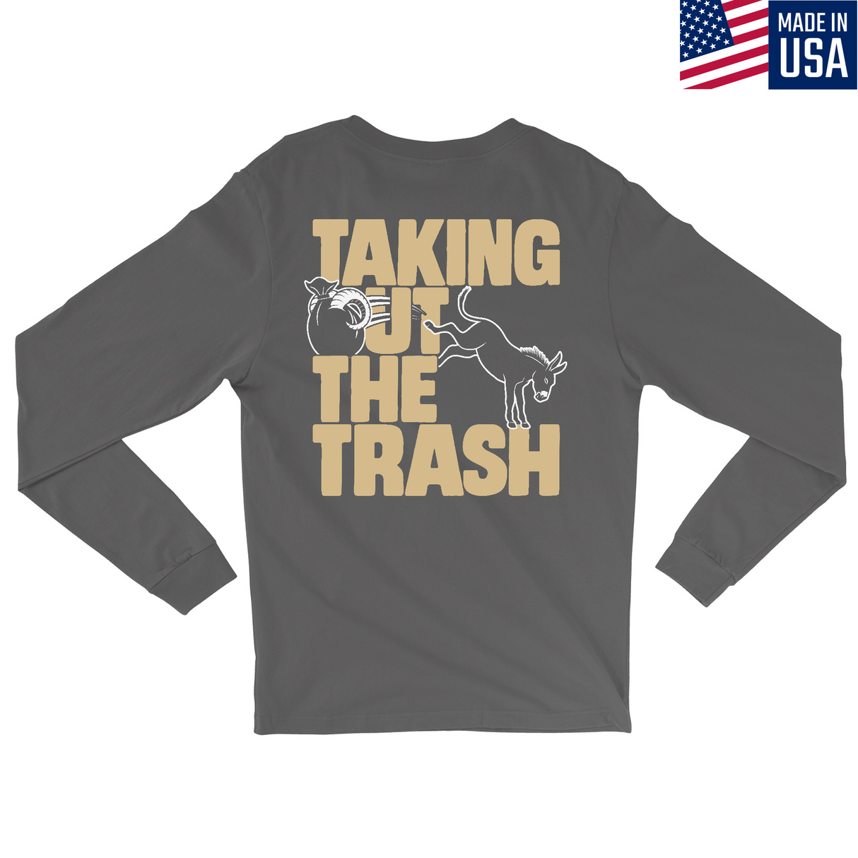 Mens Medium Charcoal Style_Long Sleeve