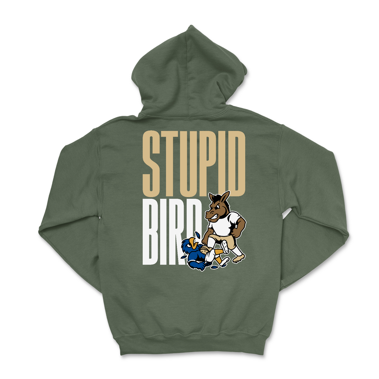 Mens Medium Military Green Style_Hoodie