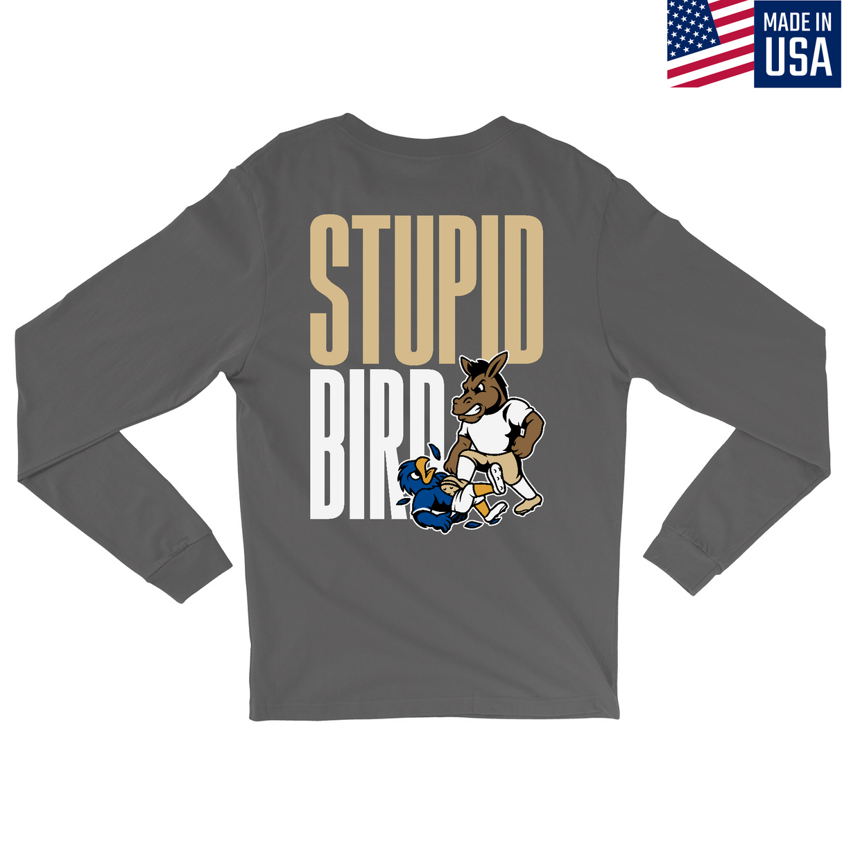 Mens Medium Charcoal Style_Long Sleeve