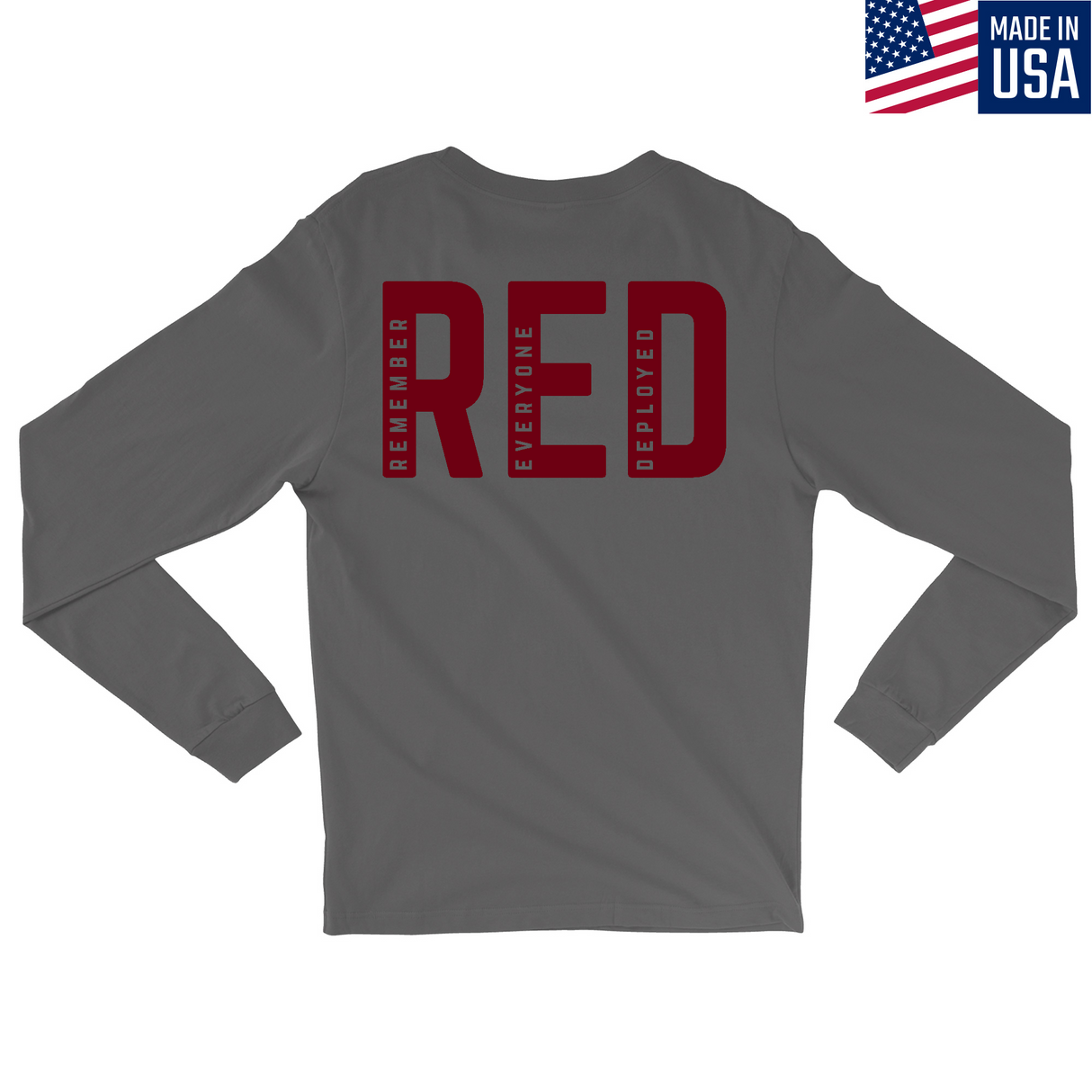 Mens Medium Charcoal Style_Long Sleeve