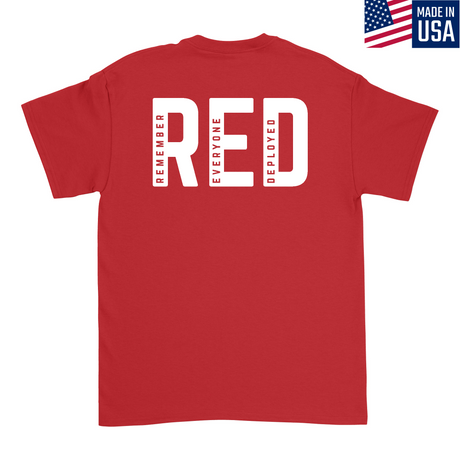 Mens Medium Red Style_T-Shirt