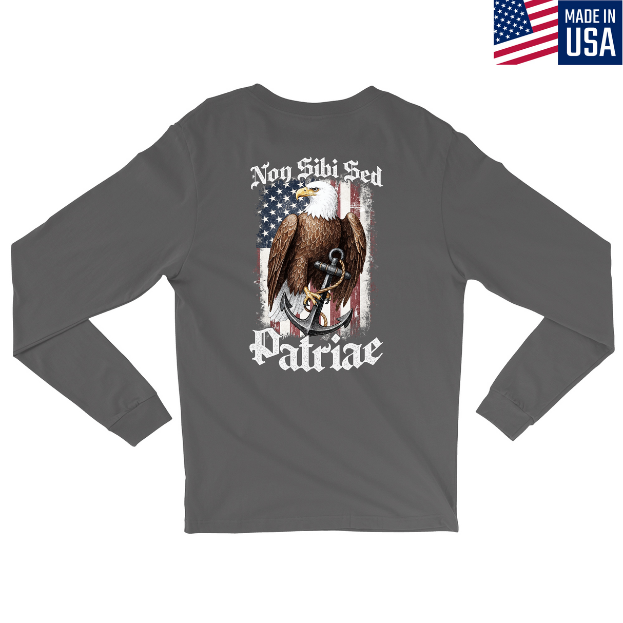 Mens Medium Charcoal Style_Long Sleeve