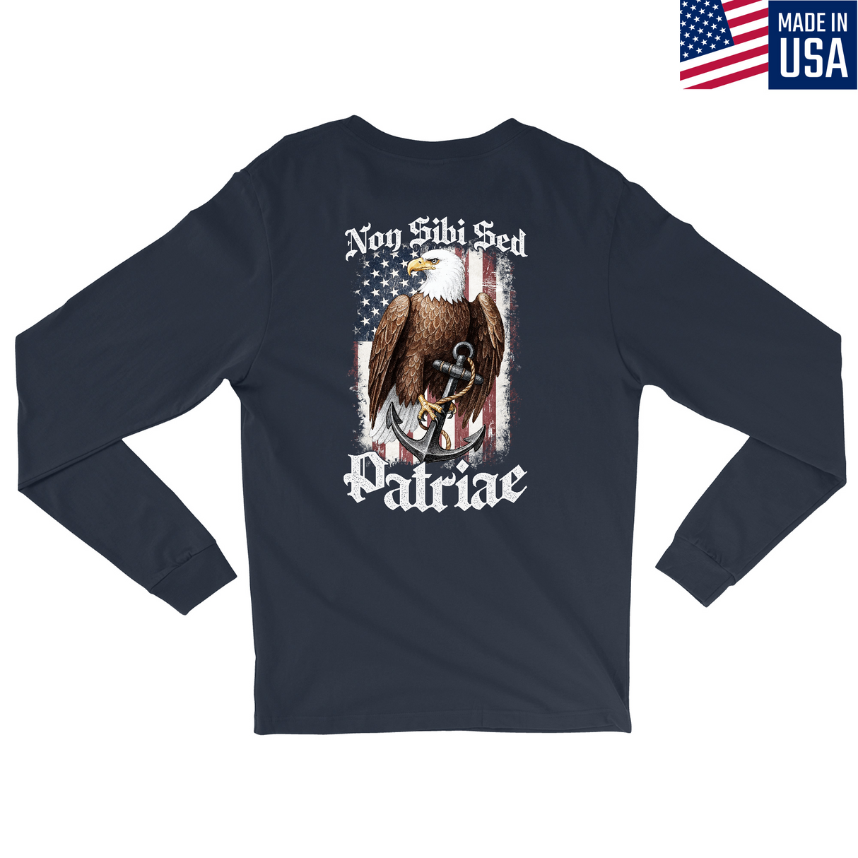 Mens Medium Navy Style_Long Sleeve