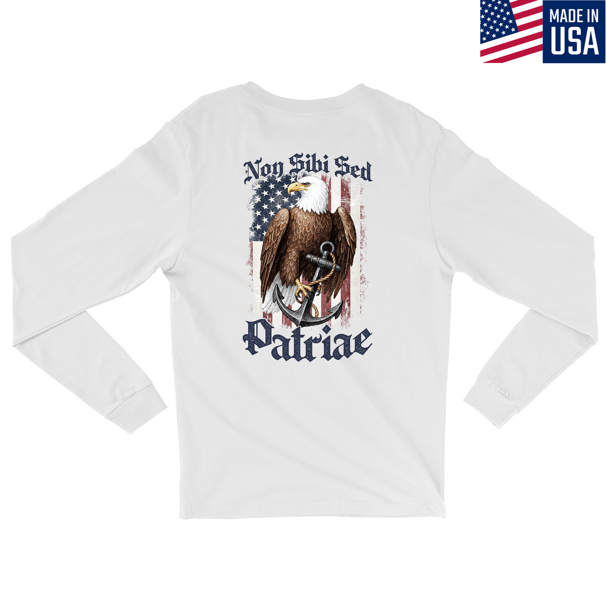 Mens Medium White Style_Long Sleeve