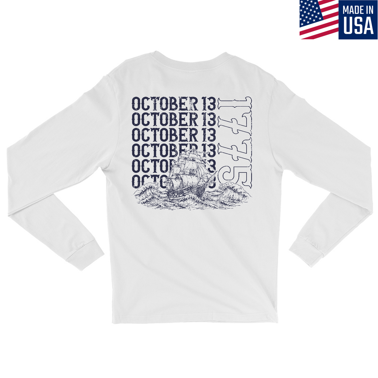 Mens Medium White Style_Long Sleeve
