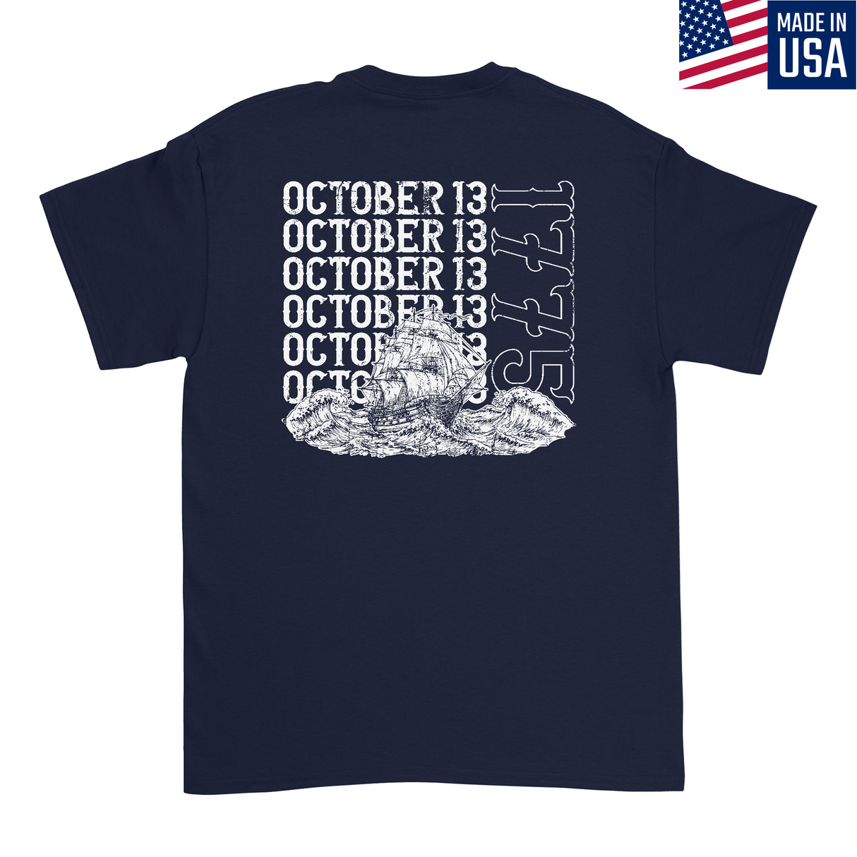 Mens Medium Dark Navy Style_T-Shirt