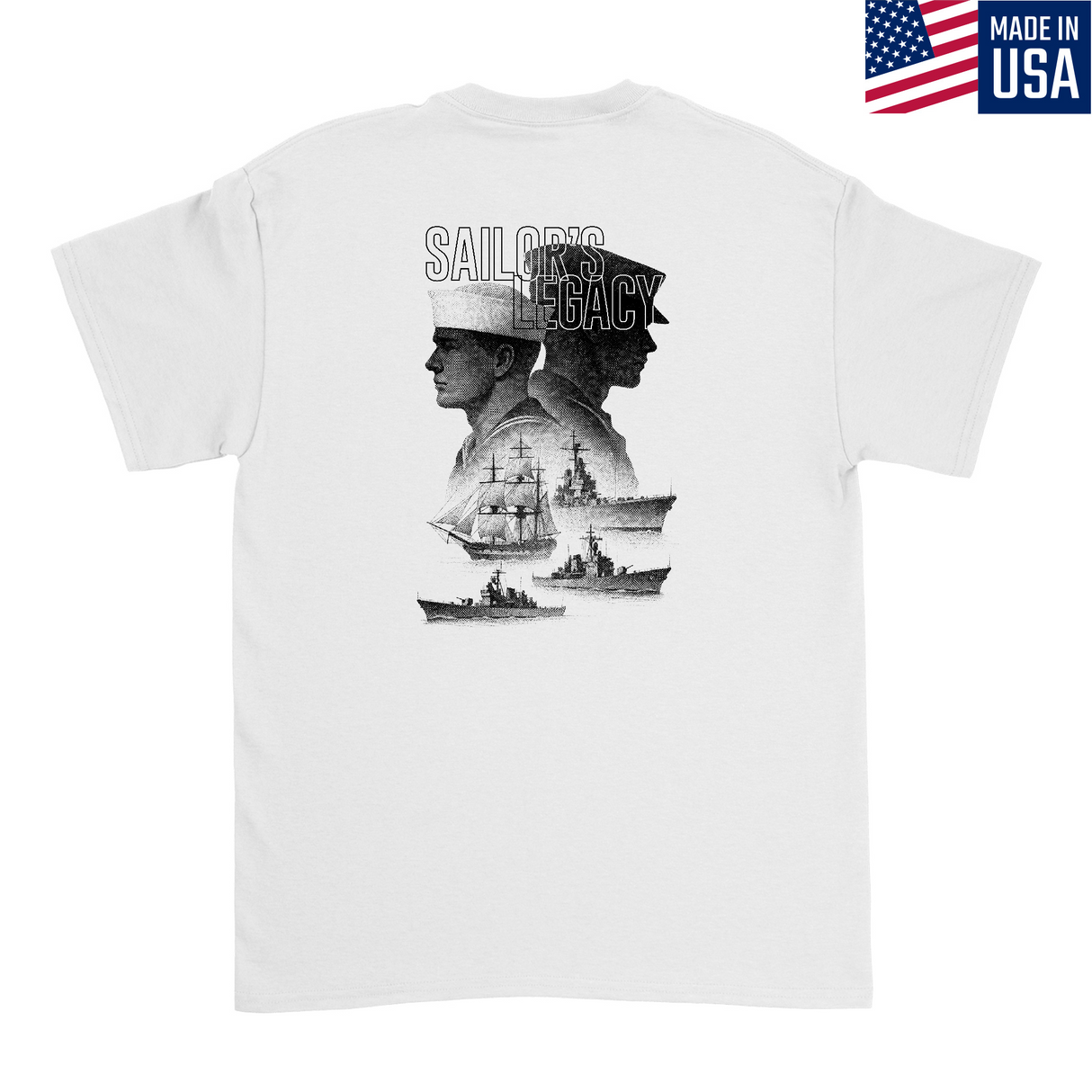 Mens Medium White Style_T-Shirt