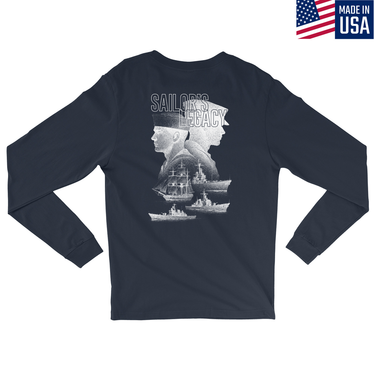 Mens Medium Navy Style_Long Sleeve