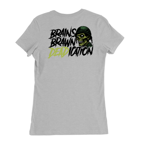 Womens Medium Solid Athletic Grey Style_T-Shirt