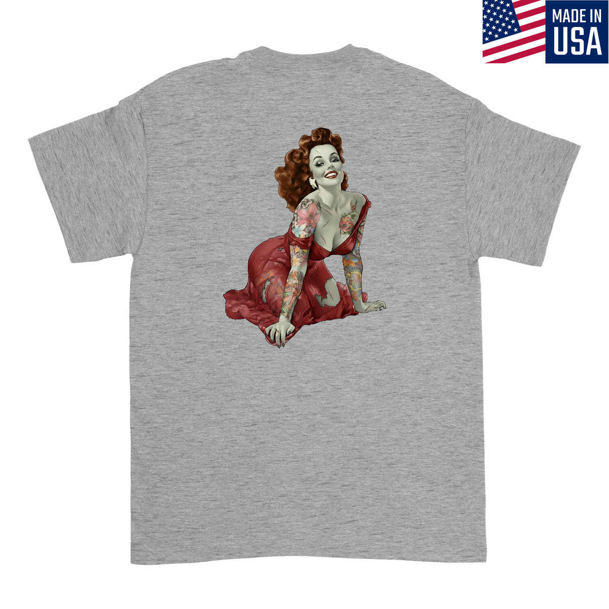 Mens Medium Dark Ash Style_T-Shirt