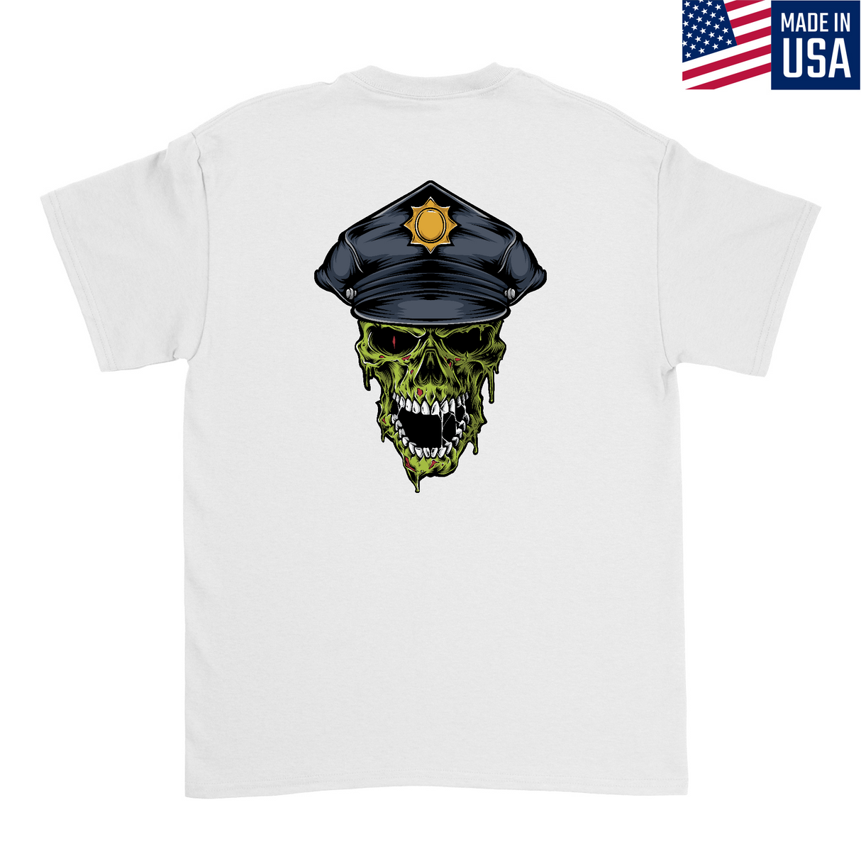 Mens Medium White Style_T-Shirt