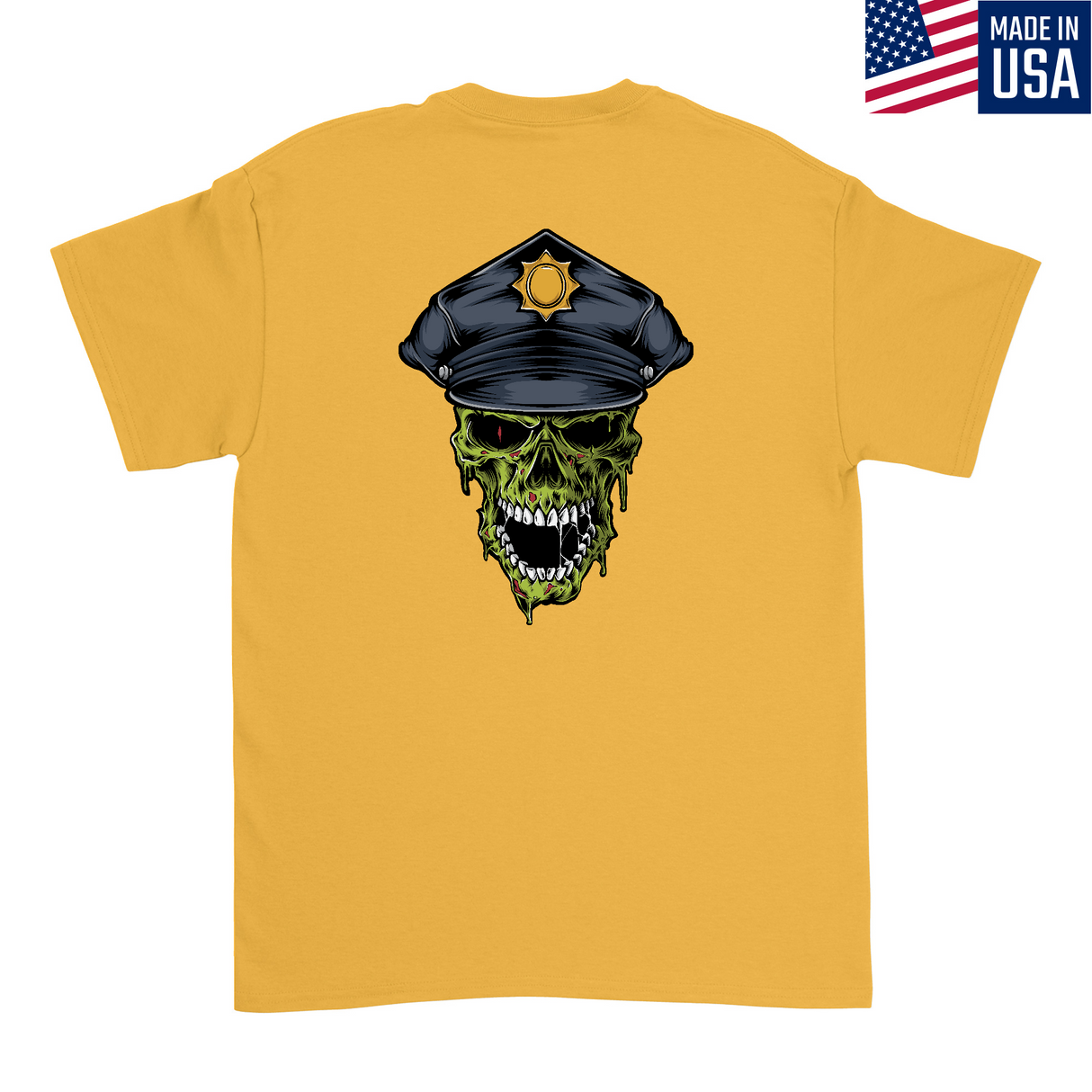 Mens Medium Yellow Style_T-Shirt