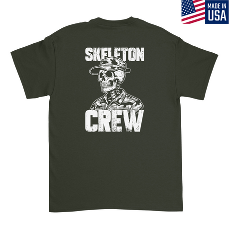 Mens Medium Military Green Style_T-Shirt
