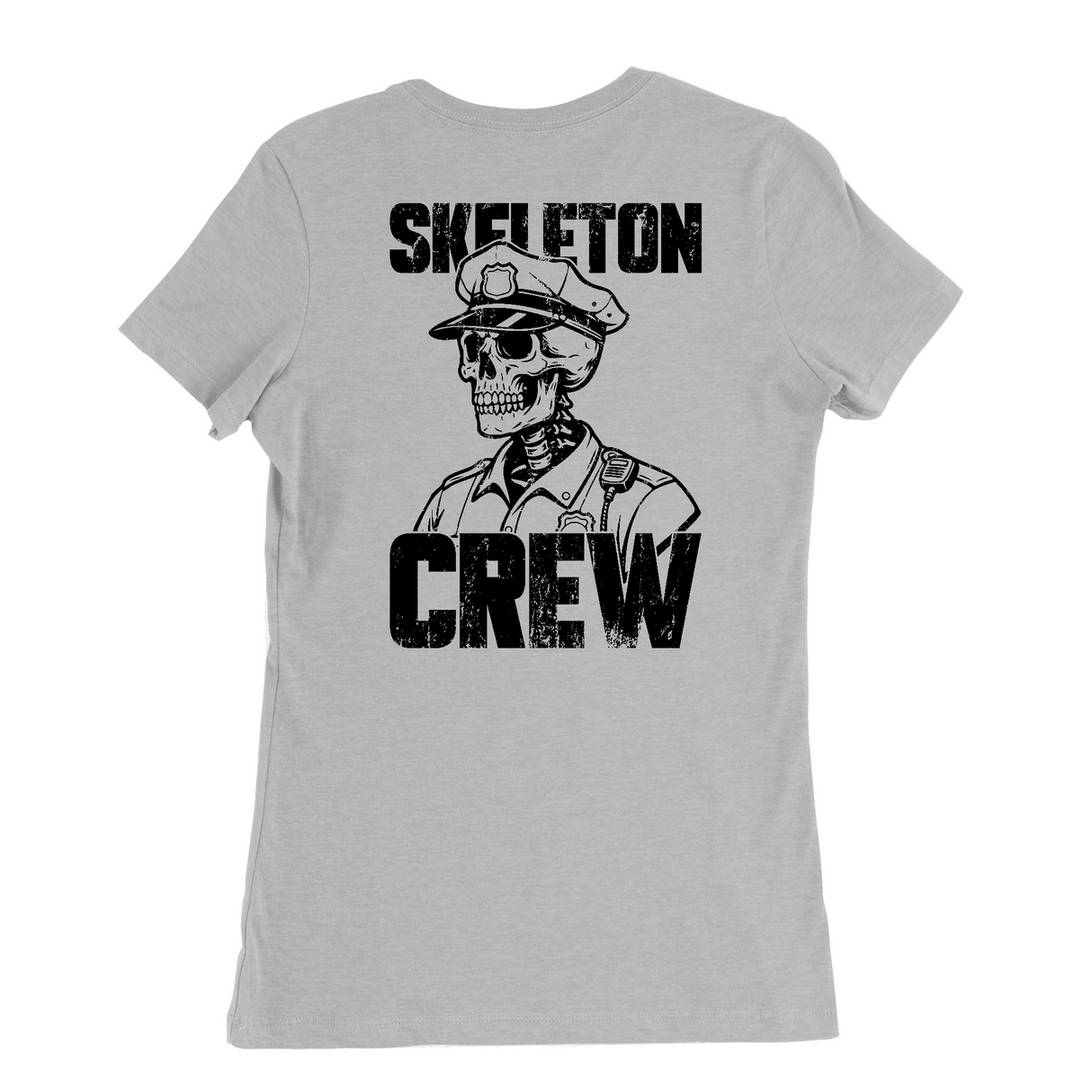 Womens Medium Solid Athletic Grey Style_T-Shirt