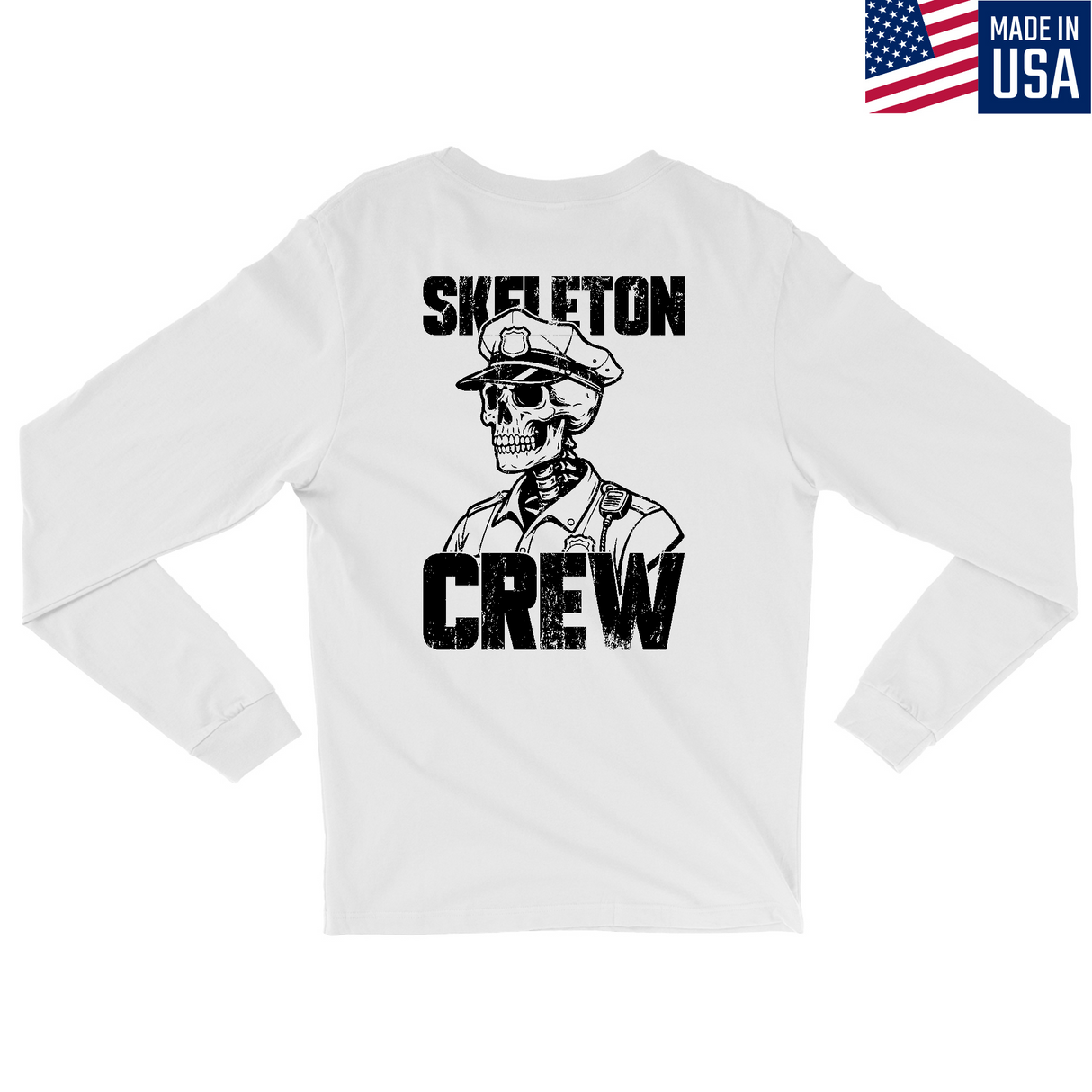 Mens Medium White Style_Long Sleeve