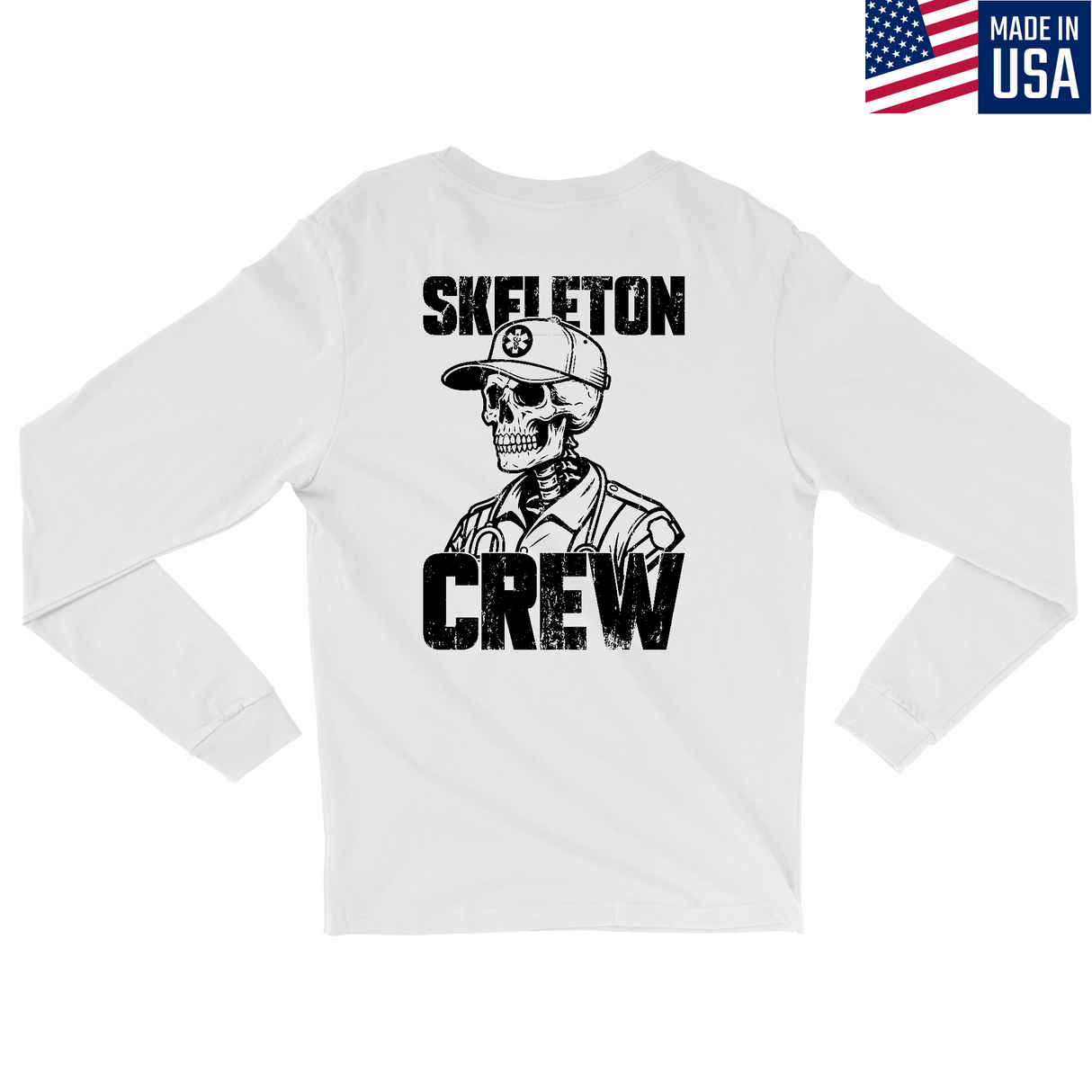 Mens Medium White Style_Long Sleeve