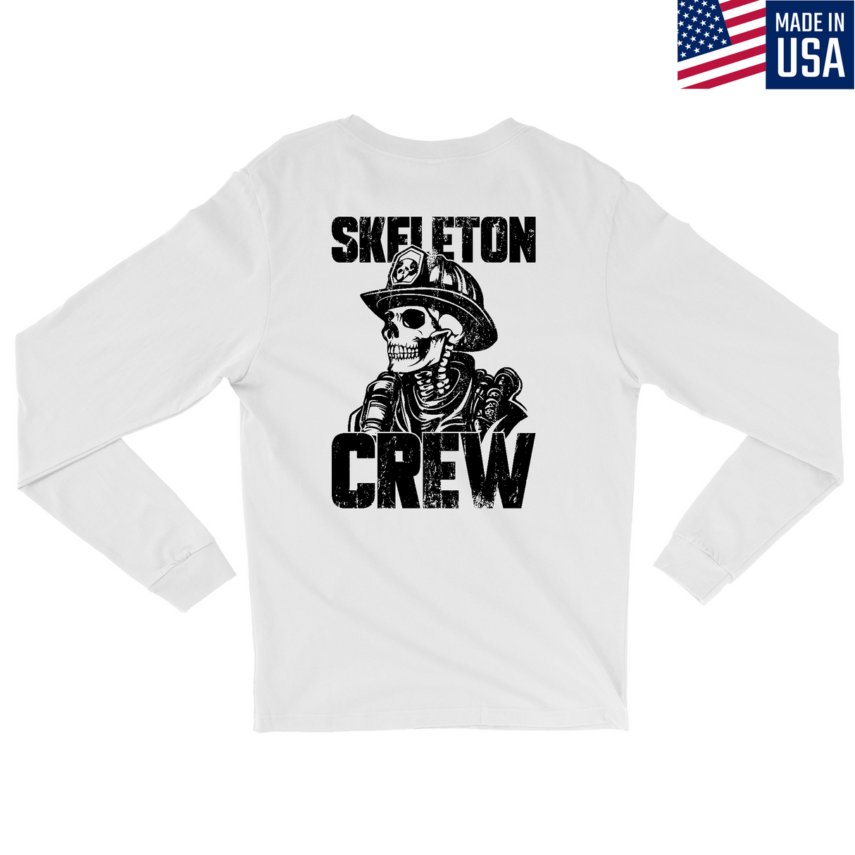 Mens Medium White Style_Long Sleeve