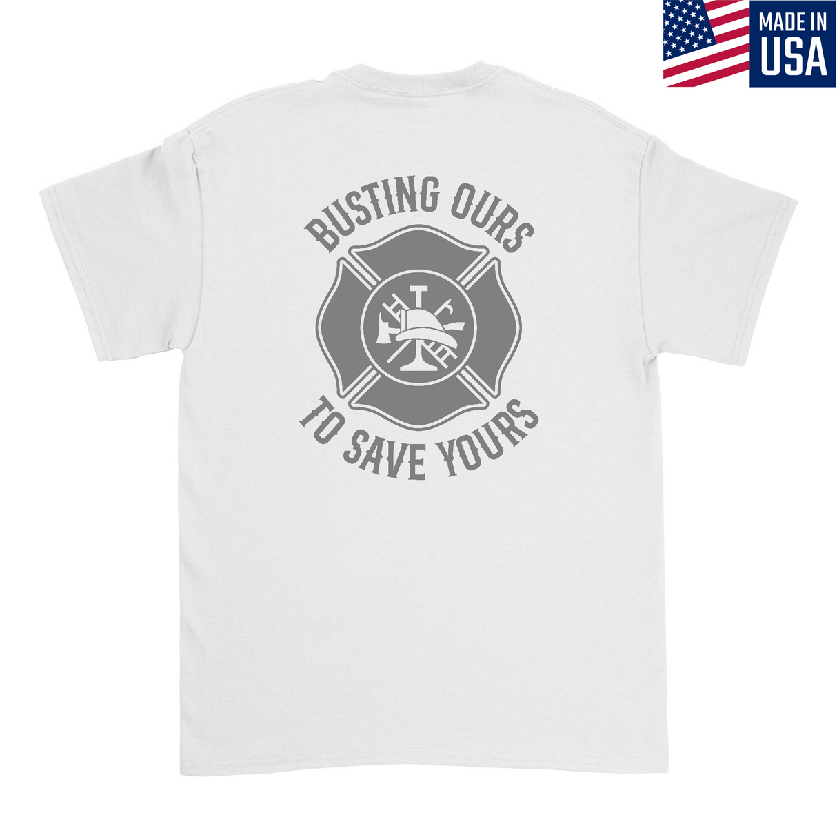 Mens Medium White Style_T-Shirt