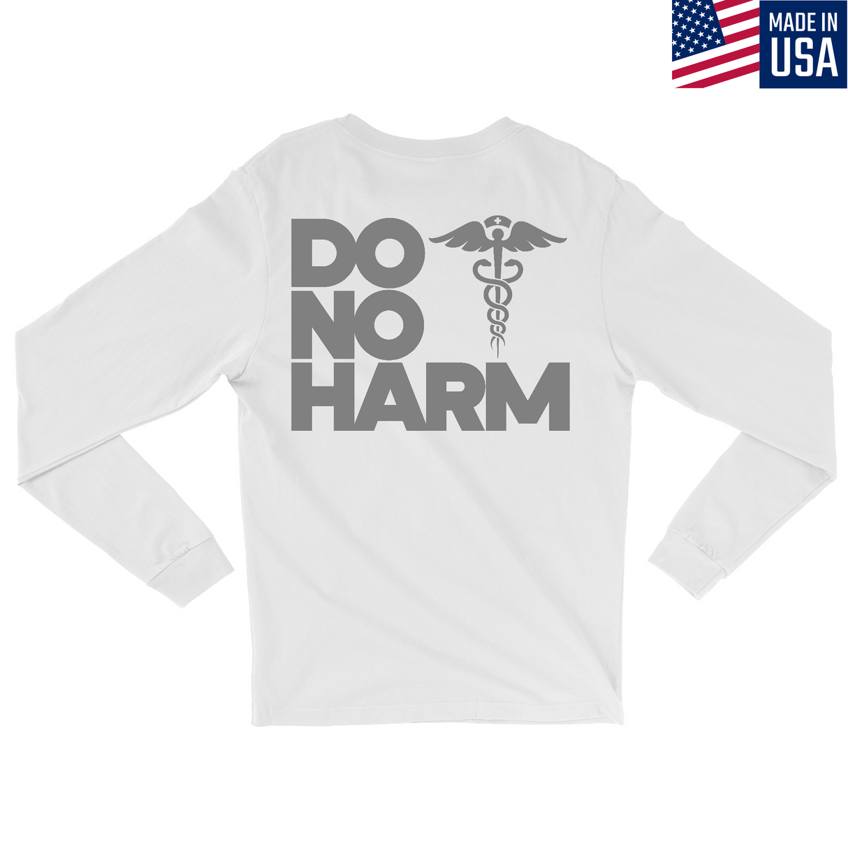 Mens Medium White Style_Long Sleeve