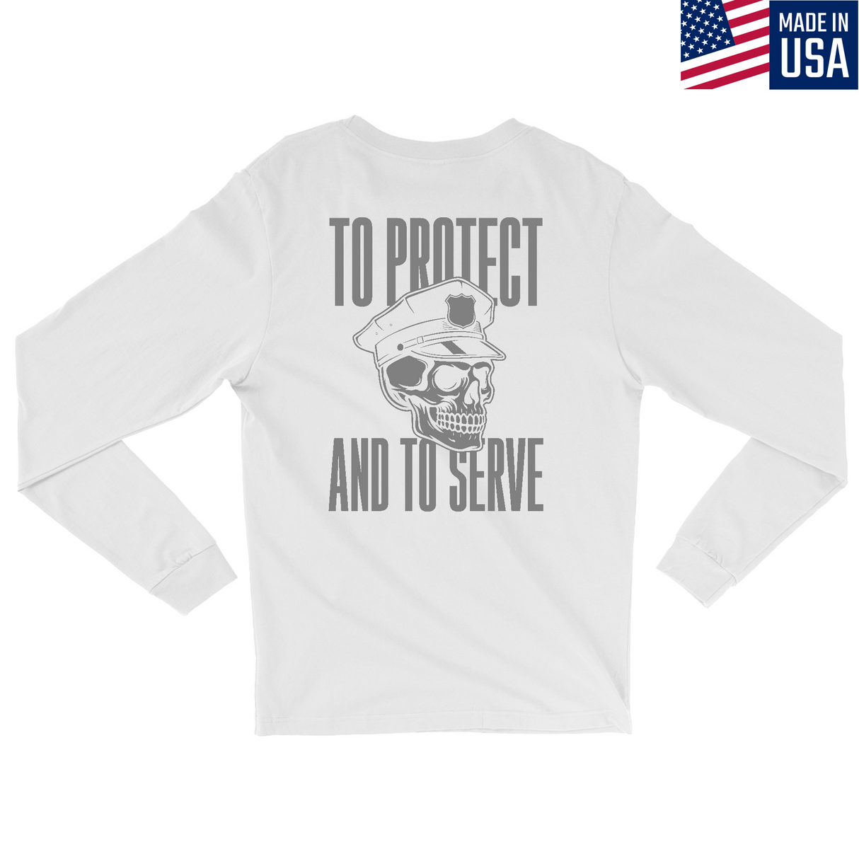 Mens Medium White Style_Long Sleeve