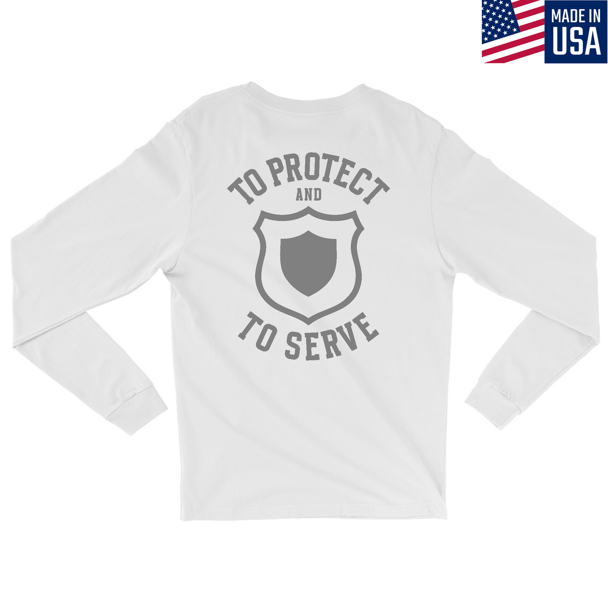 Mens Medium White Style_Long Sleeve