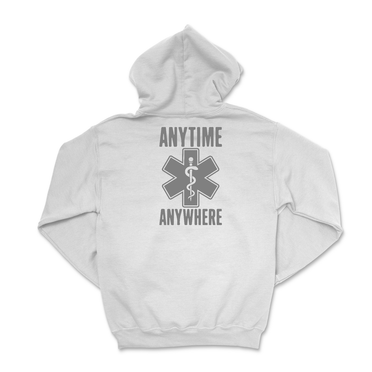 Mens Medium White Style_Hoodie