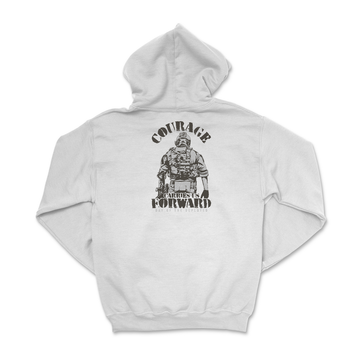 Mens Medium White Style_Hoodie