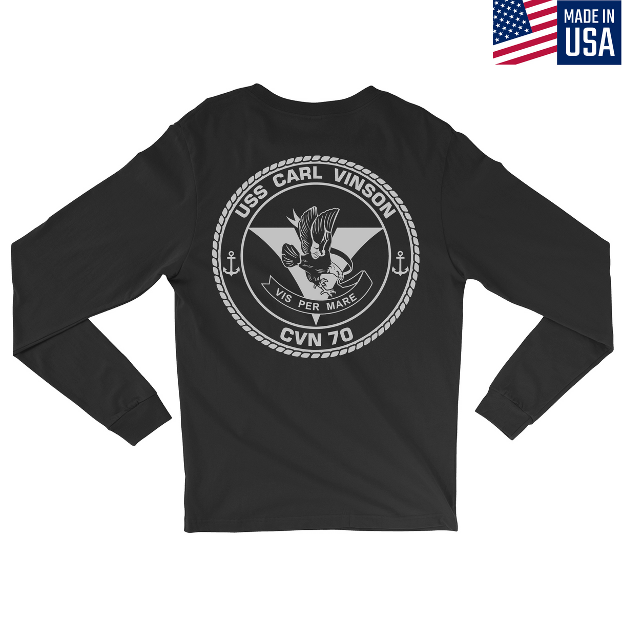 Mens Medium Black Style_Long Sleeve