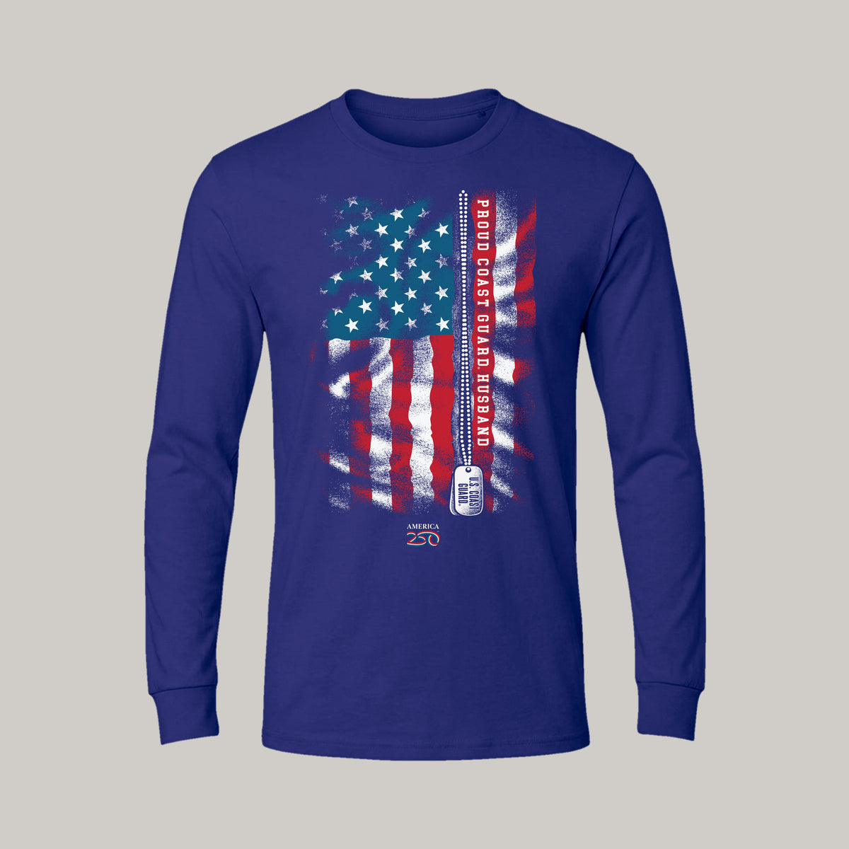 America250 Coast Guard Husband - Men's T-Shirt