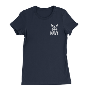 Womens Small Navy Style_T-Shirt