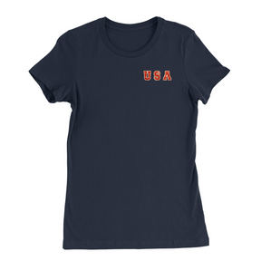 Womens Small Navy Style_T-Shirt