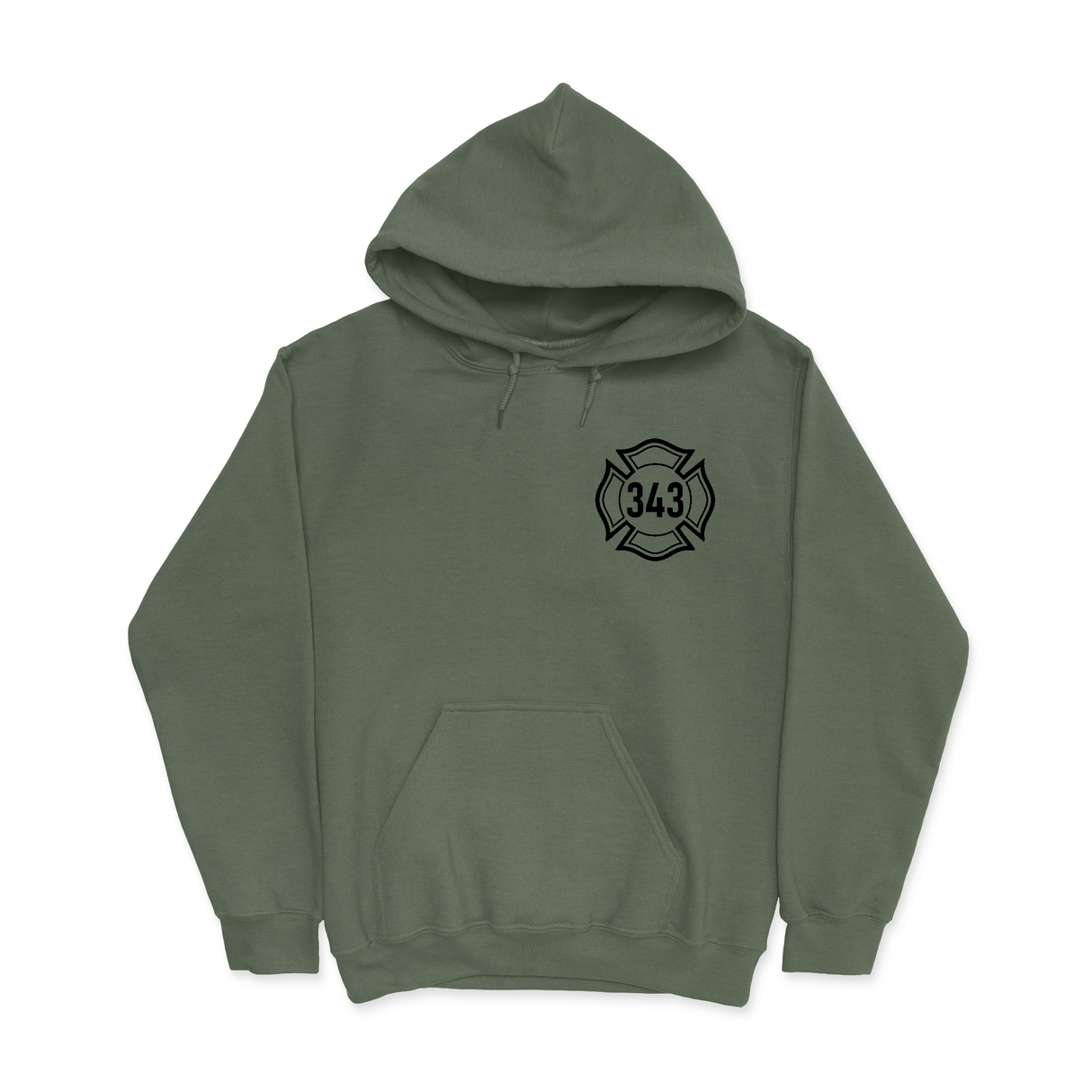 Mens Small Military Green Style_Hoodie