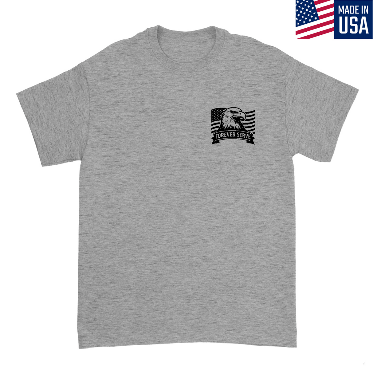 Mens Small Dark Ash Style_T-Shirt