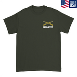 Mens Small Military Green Style_T-Shirt