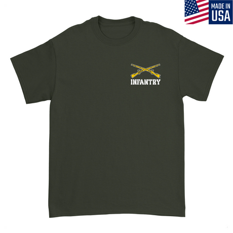 Mens Small Military Green Style_T-Shirt