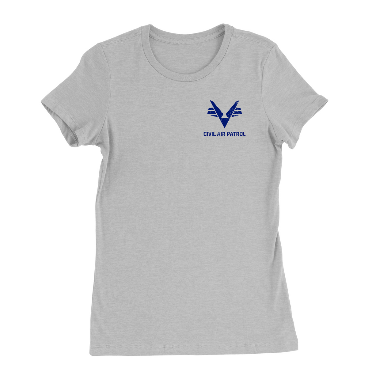 Womens Small Solid Athletic Grey Style_T-Shirt