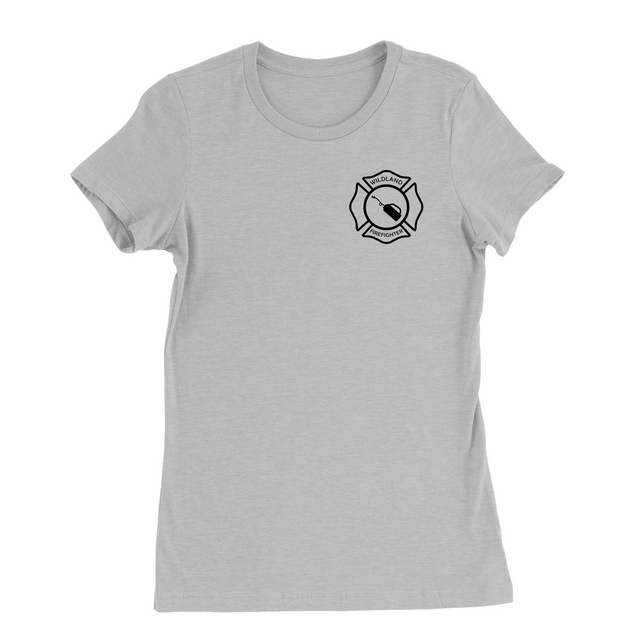 Womens Small Solid Athletic Grey Style_T-Shirt