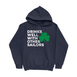Mens Small Navy Style_Hoodie