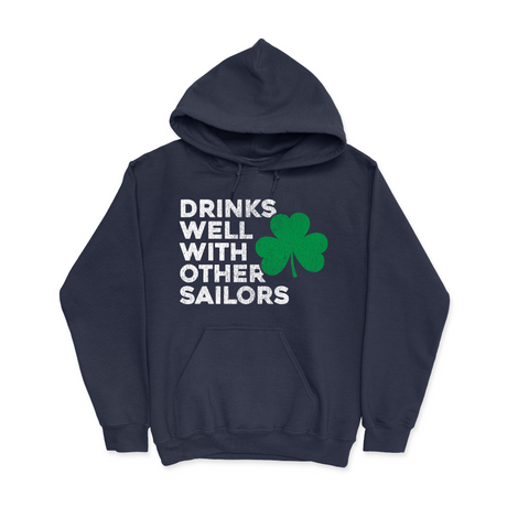 Mens Small Navy Style_Hoodie