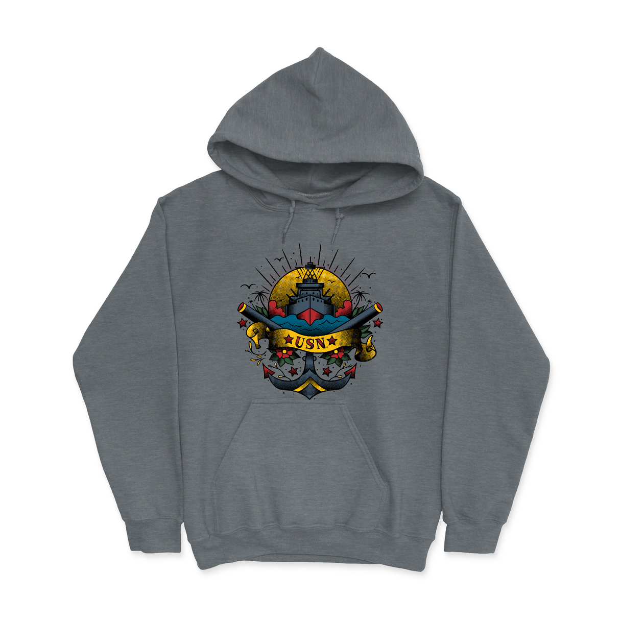 Mens Small Graphite Heather Style_Hoodie